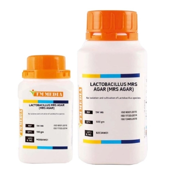 Ágar MRS Lactobacillus - Frasco 500g