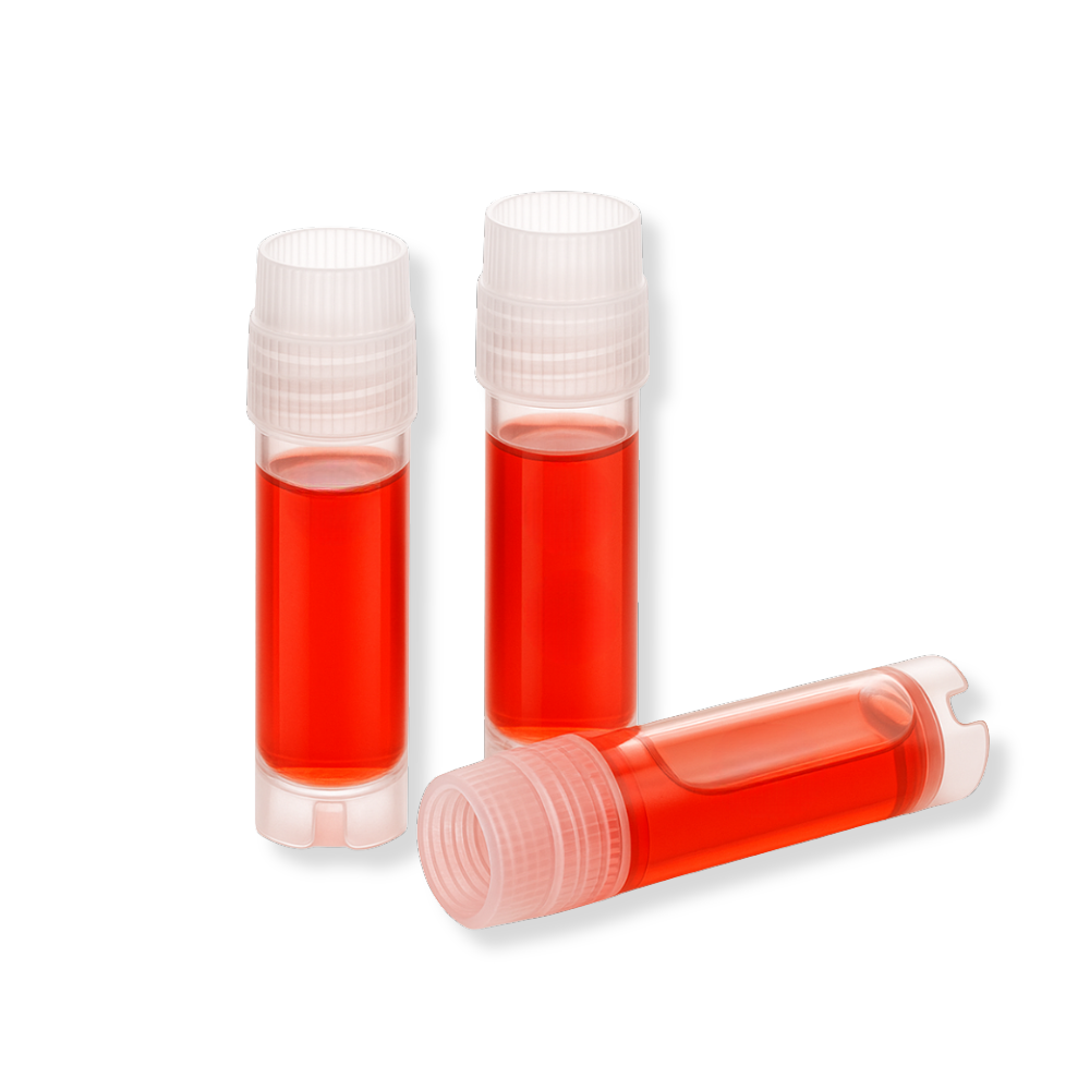 Criotubo com tampa de Rosca Interna, estéril, 5 ml - Pacote com 50 unidades